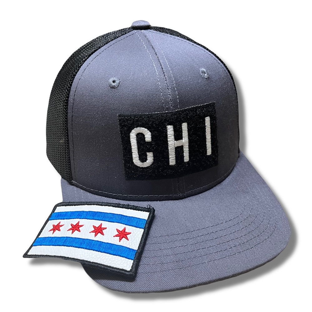 Mens Grey Vintage Hat - Grey
